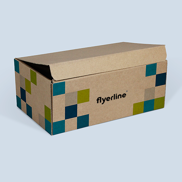 Brown Box with Hinged Lid with the lid open