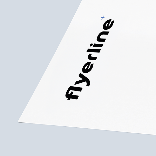 Detailansicht von vierfarbig bedrucktem Briefpapier mit Logoaufdruck