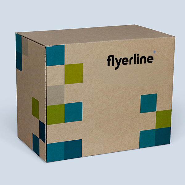 Individuell bedruckbare braune Faltschachtel als Produktverpackung