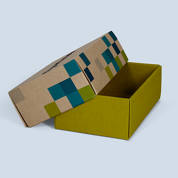 Brown Slip Lid Box with removable lid for gifts