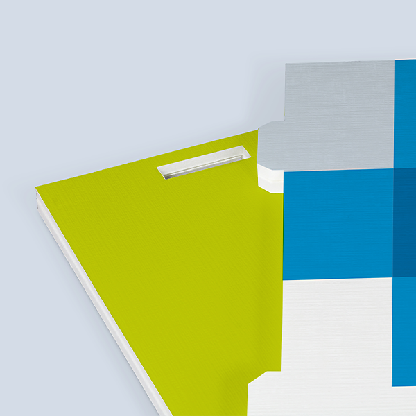 Detail der Steckverbindung des separaten Toppers