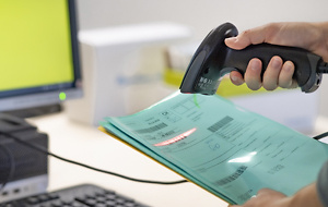 Flyerline Workflow Scanprozess